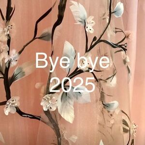 Floral Embroidered Sheer Fabric